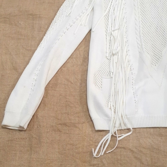 FRENCH CONNECTION Size 12 Heavy Crochet Knit Jumper - Picture 3 of 5